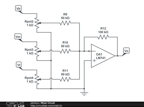 Mixer Circuit Circuitlab