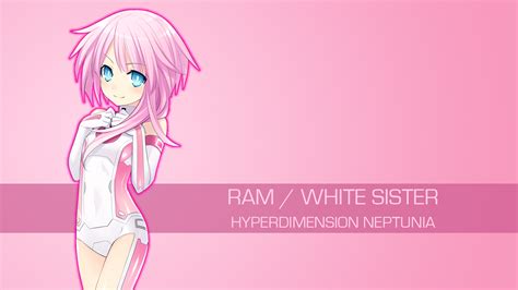 Hyperdimension Neptunia Ram White Sister By Spectralfire234 On Deviantart
