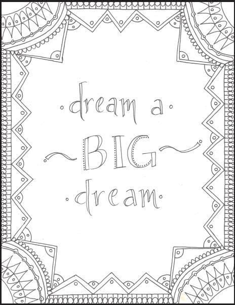 Image Result For Dream Big Coloring Pages How To Draw Hands Dream
