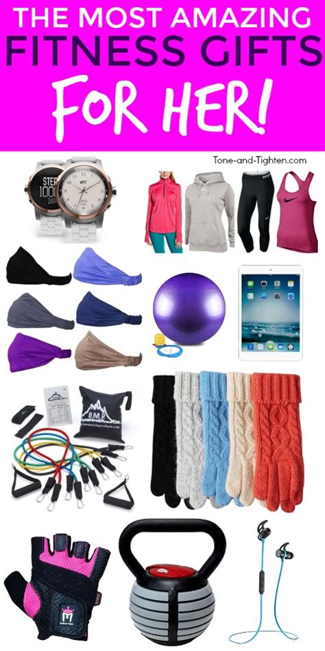 53 of the best gifts to get the women in your life this holiday season. Fitness Gift Guide For Women | Tone and Tighten