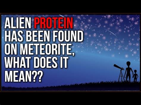 MYSTERIOUS Space Substance Found On Meteorite Could It Be A PROTEIN
