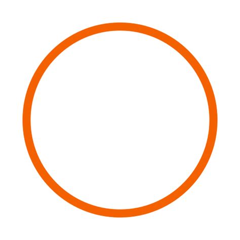 Orange Circle Icon Png Symbol