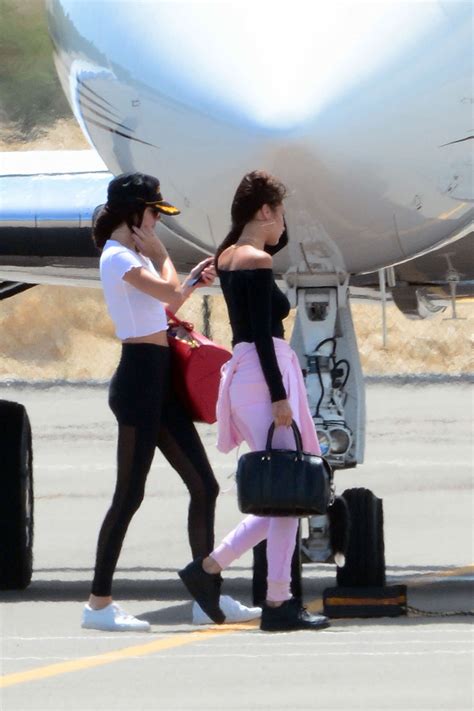 Kendall Jenner At A Private Airport In Turks And Caicos Gallery