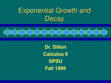 Ppt Exponential Growth And Decay Powerpoint Presentation Free