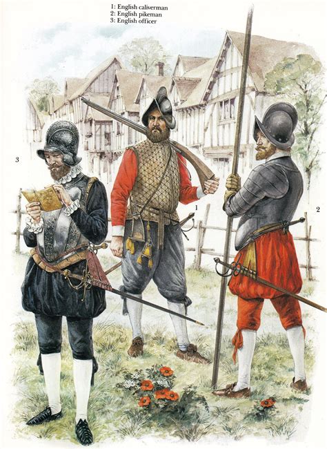 English Infantry Late 16th Century Military Art Military History