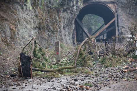Aftermath Photos Of Multnomah Falls Fire In Columbia River Gorge That