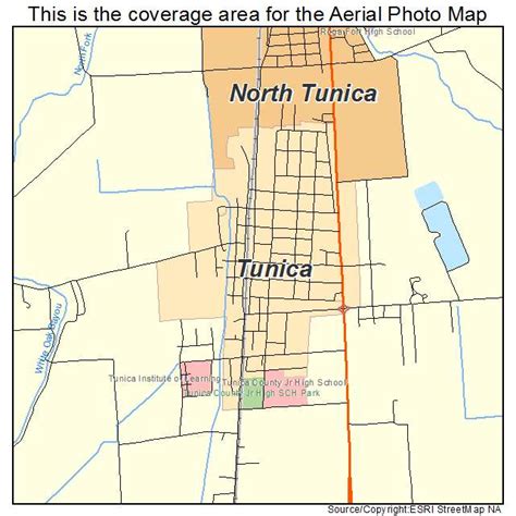 Aerial Photography Map Of Tunica Ms Mississippi