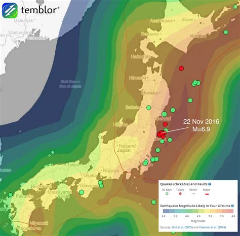 The powerful quake occurred at 06.09 p.m. M=6.9 earthquake shakes Japan's Fukushima Prefecture ...