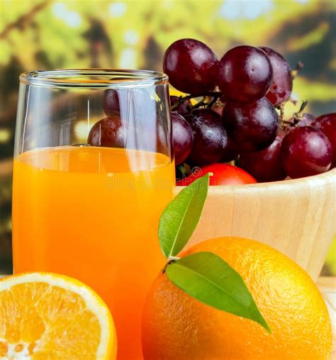 Freshly Squeezed Juice Represents Healthy Orange Drink And Beverage