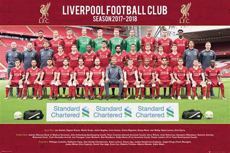 The official liverpool fc website. Fußball - Liverpool, FC - Team Photo 17/18 - Poster - 91,5x61