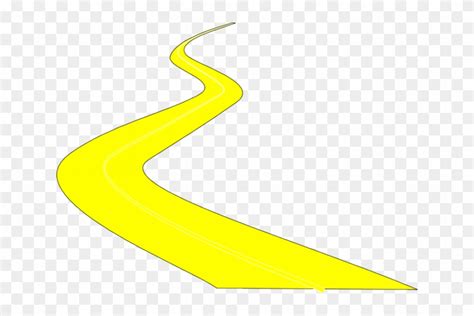 Roadway Clipart Curved Road Curve Road Silhouette Hd Png Download