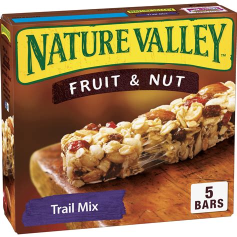 Nature Valley Chewy Granola Bar Trail Mix Fruit And Nut 6 Bars 12 Oz