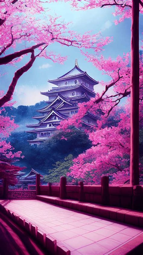 Sakura Tree Japan House Cherry Blossom Hd Phone Wallpaper Peakpx