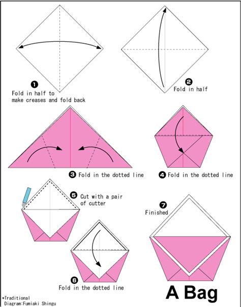13simple Origami Purse Instructions My Bioth