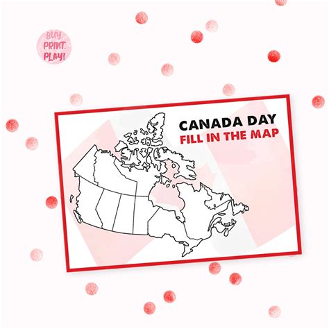 Canada Day Games Bundle Printable Games For Kids And For Etsy