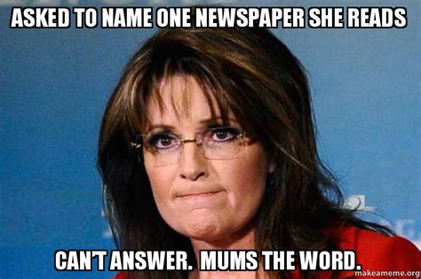 Asked To Name One Newspaper She Reads Cant Answer Mums