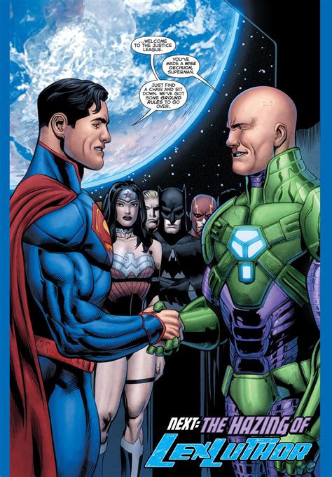 Superman Welcomes Lex Luthor To The Justice League Comicnewbies