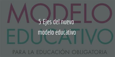 Introducir 96 Imagen Ejes Curriculares Del Nuevo Modelo Educativo