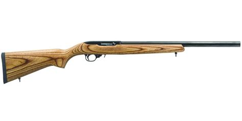 Ruger 1022 Target 22lr Rimfire Rifle With Brown Laminate Stock