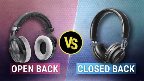 Open Back Vs Closed Back Studio Headphones Whats The Difference