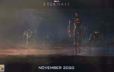 The epic story, spanning thousands of years, features a group of immortal heroes forced out of the shadows to reunite against mankind's oldest enemy, the deviants. SDCC 2019: First Look at ETERNALS Concept Art