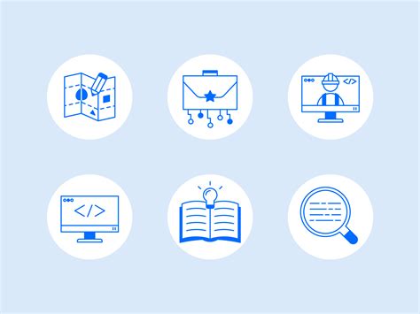 Software Development Vector Icons By Clint Hess For Siege Media On Dribbble