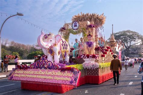 Chiang Mai Flower Festival Editorial Stock Image Image Of Recreation