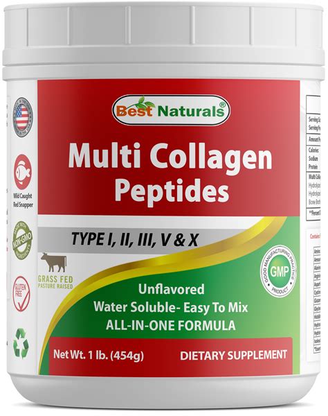 Best Naturals Multiple Collagen Peptides Protein Type I ...
