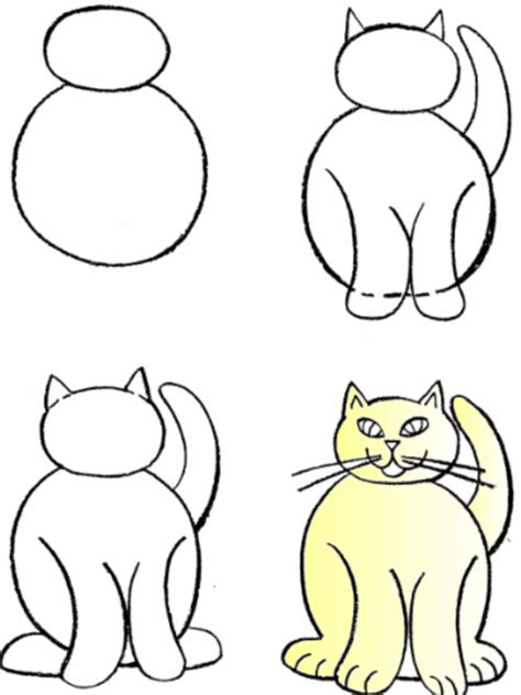 Well guys, it's official, i drew my first realistic cat sketch, and. 40 Simple Cat drawing Examples anyone Can Try