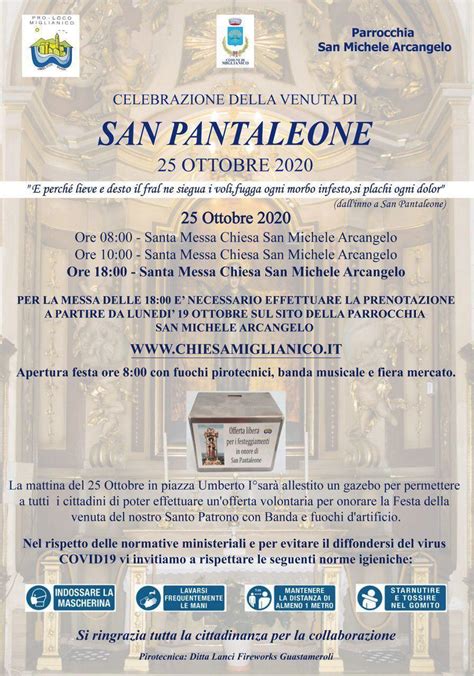 Confraternita san pantaleone, miglianico, italy. Parrocchia San Michele Arcangelo - Miglianico (CH) | Pagina 2