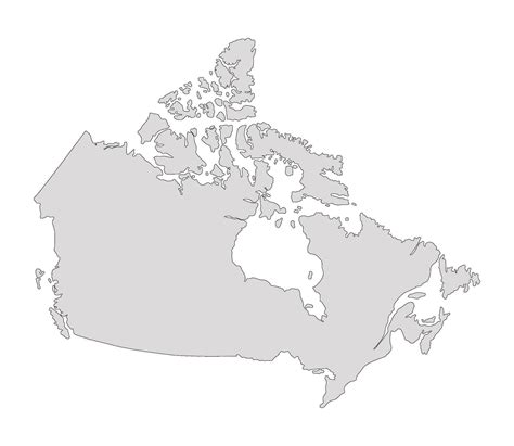 Map Of Canada Canadian Map 28557039 Vector Art At Vecteezy