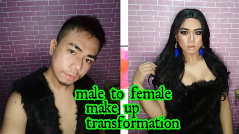 Male To Female Make Up Transformation Vlog 1 Makeup Youtube