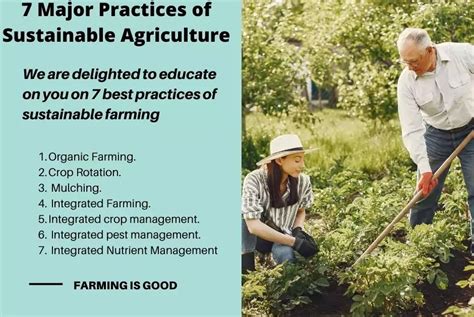 7 major practices of sustainable agriculture and their benefits