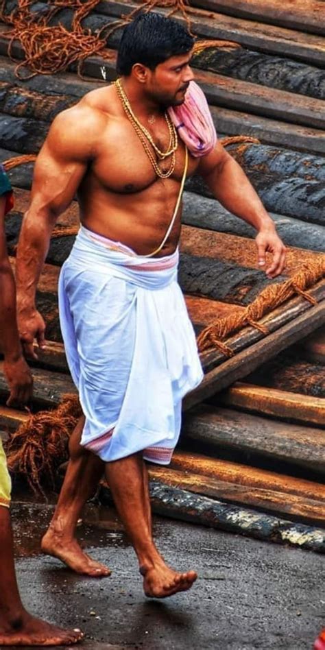 Vegan Bodybuilder Hindu Priest Of Puri Temple India Fitness