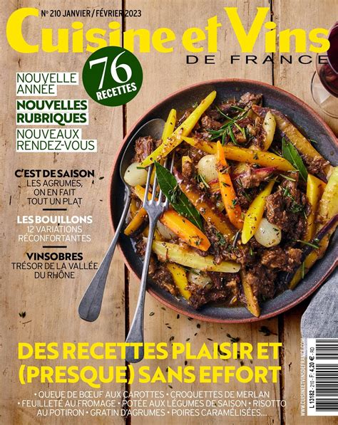 Abonnement Magazine Cuisine Et Vins De France Pas Cher Viapresse