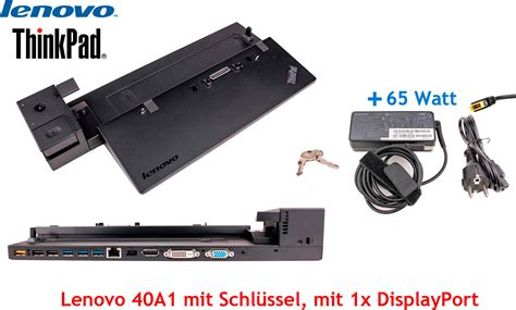 Lenovo ThinkPad Dockingstation 40A1 40A2 USB3 0 Displayport Mit 65W