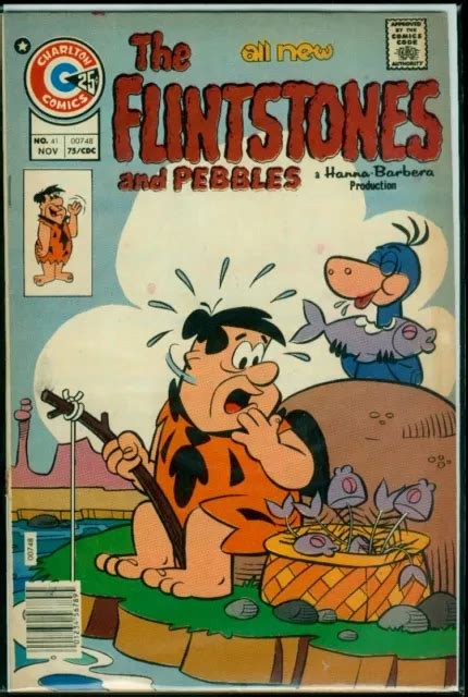 Charlton Comics Hanna Barbera The Flintstones And Pebbles 41 Fn 60 £5