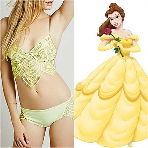 Belle Disney Princess Inspired Lingerie Popsugar Fashion Photo