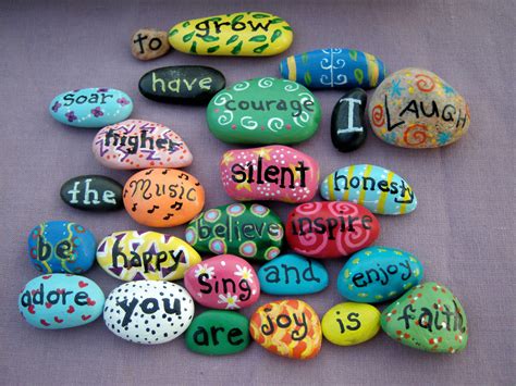 My Newest Inspirational Rocks I Painted Rock Crafts Painted Rocks Rock Painting Ideas Easy