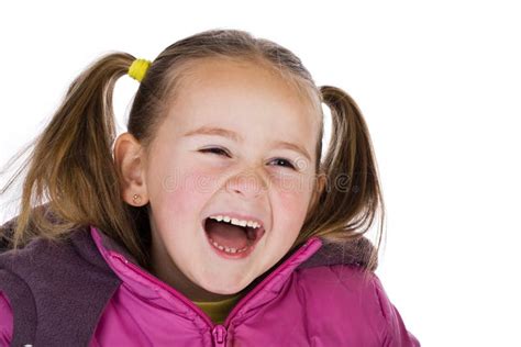 Laughing Kid Stock Image Image Of Child Woman Isolated 1650167