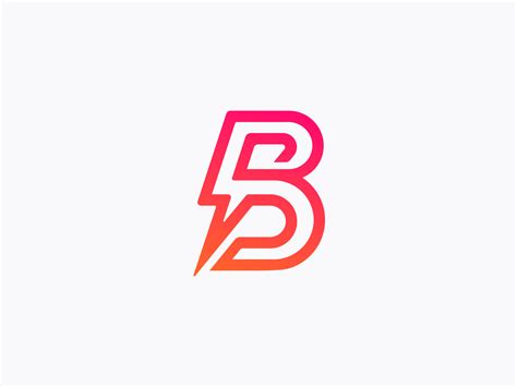 B Letter Thunder Logo For Sale By Timon Art On Dribbble
