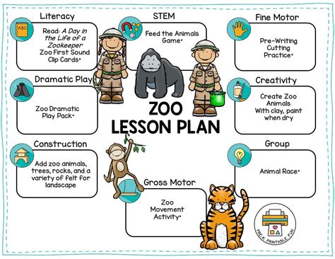 Preschool Zoo Theme - Pre-K Printable Fun