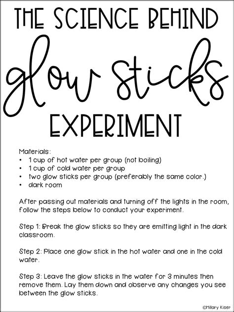 The Science Behind Glow Sticks Glow Sticks Teaching Adventure Cool