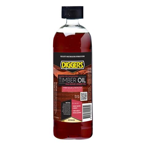 diggers pale boiled linseed oil 1l