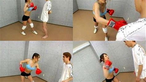 Punching Skinny Human Punching Bag Part 1 High Resolution Kinkeri Office Ladies Femdom Japan