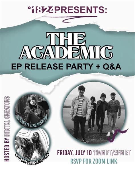 Virtual Release Party For The Academic Today At 2pm Et Rsvp Link In