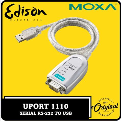 Jual Moxa Uport 1110 1 Port Serial Rs232 To Usb Converter Adapter