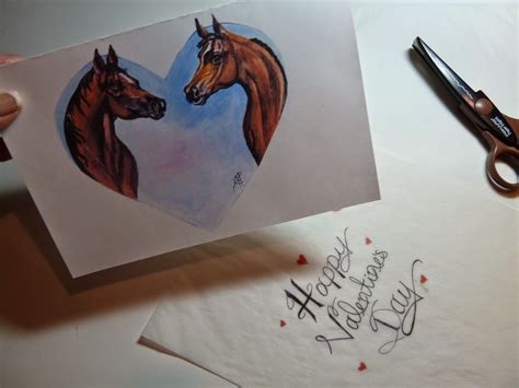 A pdf version and a doc version. Make it easy crafts: Horse lover free printable Valentine ...