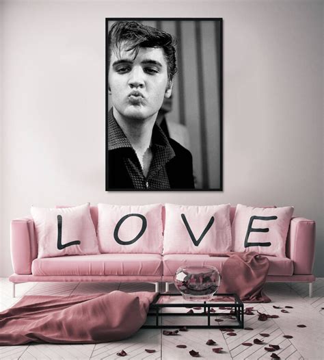 Elvis Presley Poster Elvis Presley Print Elvis Presley Art Etsy