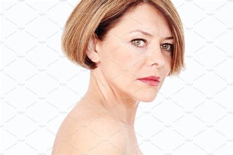 Mature Woman Face Stock Photo Containing 40s And Anti Aging Beauty